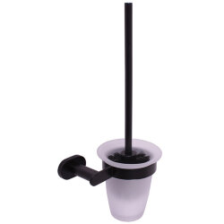 Туалетная щётка для унитаза с держателем YUA0500CMAT Rav Slezak Yukon, черный