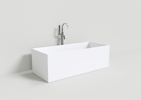 Ванна из искусственного камня NT205A TRIESTE NT BAGNO цвет: белый матовый