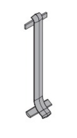 Соединительный элемент для плинтуса 1405 Progress Profiles, цвет: нержавеющая сталь сатинированная, арт. GICTACS 40 Соединительный элемент для плинтуса 1405 Progress Profiles, цвет: нержавеющая сталь сатинированная, арт. GICTACS 40