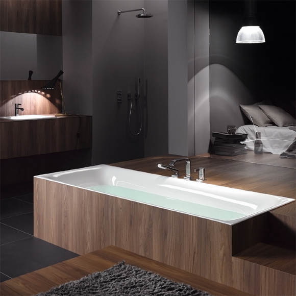 Ванна с шумоизоляцией 190х90х45см, BetteGlasur® Plus, встраиваемая, цвет: белый Bette Lux