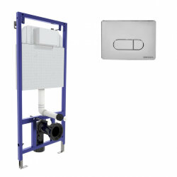 Инсталляция для скрытого монтажа унитаза кнопка d3 Novum Berges арт. 040233