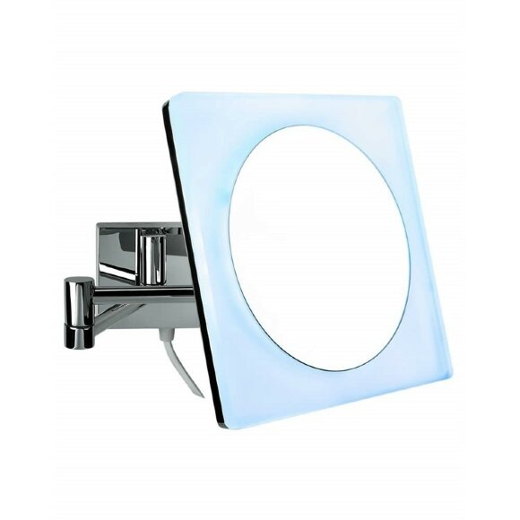 Косметическое зеркало, с увеличением и подсветкой белый, хром Complementi Colombo Design арт. B9756.0CR