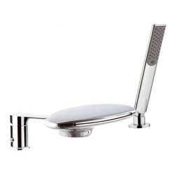 Смеситель на борт ванны (хром) Remer Infinity I07UF