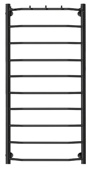 Полотенцесушитель электрический, черный матовый, Secado 120x50, Агата 1 К - 4673739230978