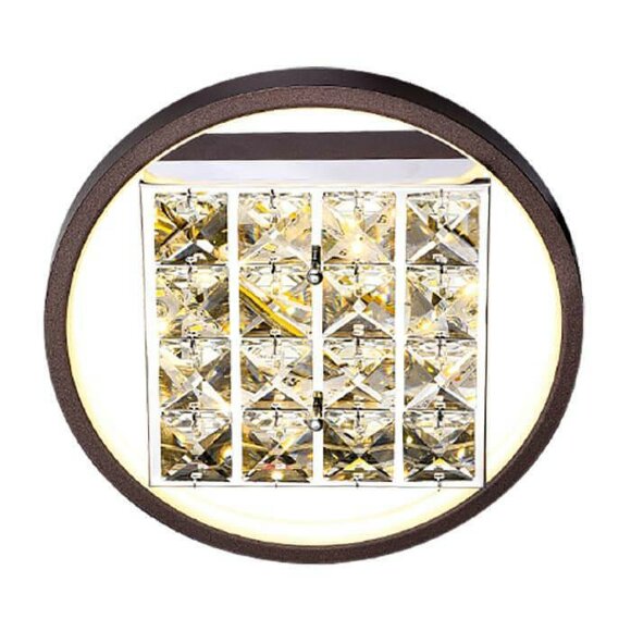 Настенно-потолочный светодиодный светильник Ice модерн FA105, Ambrella light цвет: коричневый
