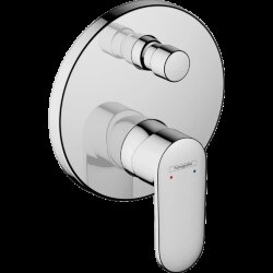 Hansgrohe смеситель для ванны скрытого монтажа, со встроенной защитной комбинацией EN1717, Vernis Blend, глянцевый хром арт. 71467000 Hansgrohe смеситель для ванны скрытого монтажа, со встроенной защитной комбинацией EN1717, Vernis Blend, глянцевый хром арт. 71467000