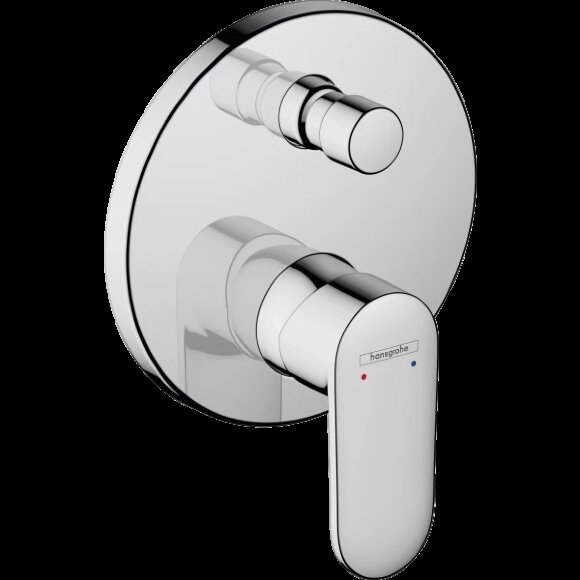 Hansgrohe смеситель для ванны скрытого монтажа, со встроенной защитной комбинацией EN1717, Vernis Blend, глянцевый хром арт. 71467000