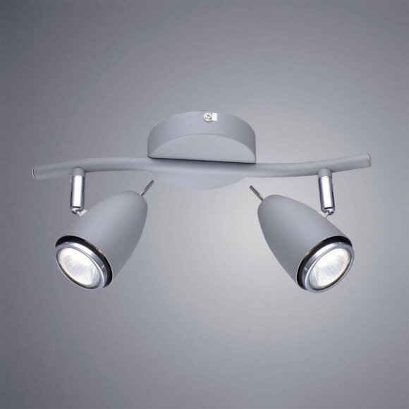 Спот, вид хай-тек Regista Arte Lamp цвет: серый - A1966AP-2GY Спот, вид хай-тек Regista Arte Lamp цвет: серый - A1966AP-2GY