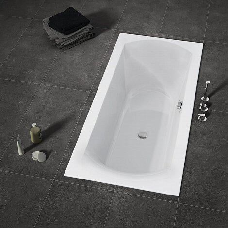 Акриловая ванна LINARES 170x75 RIGHT - PLUG & PLAY RIHO арт. BD53 (BD5300500000000)