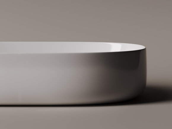 Раковина накладная овальная Element Ceramica Nova (белый) CN5022