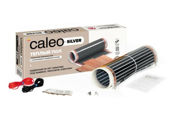Пленочный теплый пол 220 вт/м2, 6 м2, УП-00000079, Caleo SILVER
