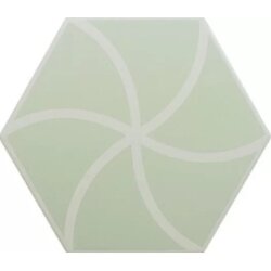 Керамогранит FANCY WAVES MINT 20x23 см DNA Tiles  арт. 127013