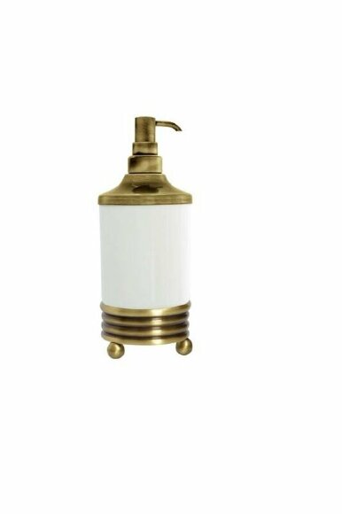 Дозатор для жидкого мыла Hermitage латунь,  керамика, бронза Boheme - 10329