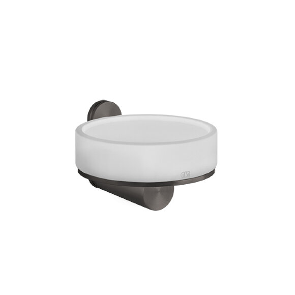 Мыльница подвесная, Gessi316 Gessi цвет: белый/brushed black metal pvd - 54701#707