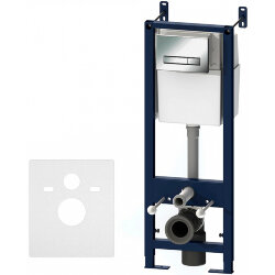 Инсталляция для унитаза с клавишей смыва хром глянцевый AM.PM Start арт. I012703.0251