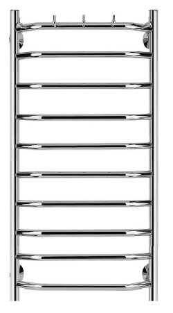 Полотенцесушитель водяной, хром, Secado 120x40, Агата 1 К - 4603777444044