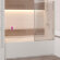 RGW Шторка на ванну sc-102 90x150 профиль хром стекло тонированное алюминий, стекло арт. 011110209-31