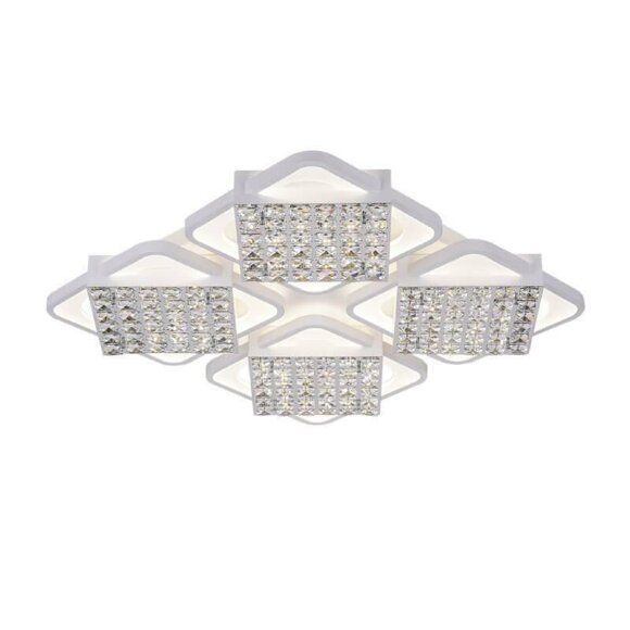 Потолочный светодиодный светильник Modern Acrylic модерн FA128, Ambrella light цвет: белый