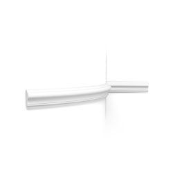Гибкий молдинг 200 x 4,1 x 1,7 см Orac Decor, цвет: белый, арт. P8030F