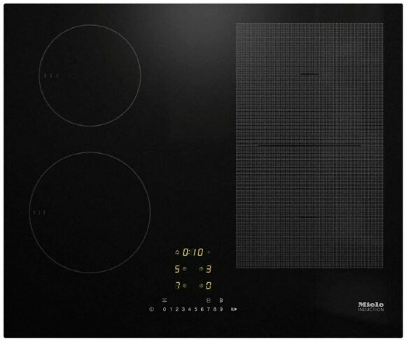 Варочная панель 5,1 х 62 х 52 см Miele, цвет: чёрный, арт. KM 7464 FL Варочная панель 5,1 х 62 х 52 см Miele, цвет: чёрный, арт. KM 7464 FL