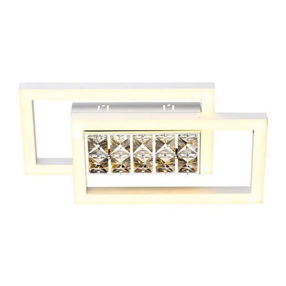 Настенно-потолочный светодиодный светильник Ice модерн FA107, Ambrella light цвет: белый