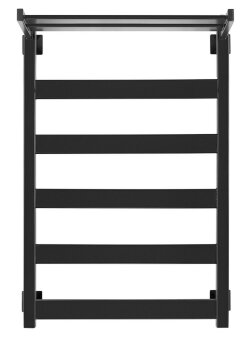 Полотенцесушитель электрический, черный матовый, Secado 80x40, Комано 1 СП - 4603777475789