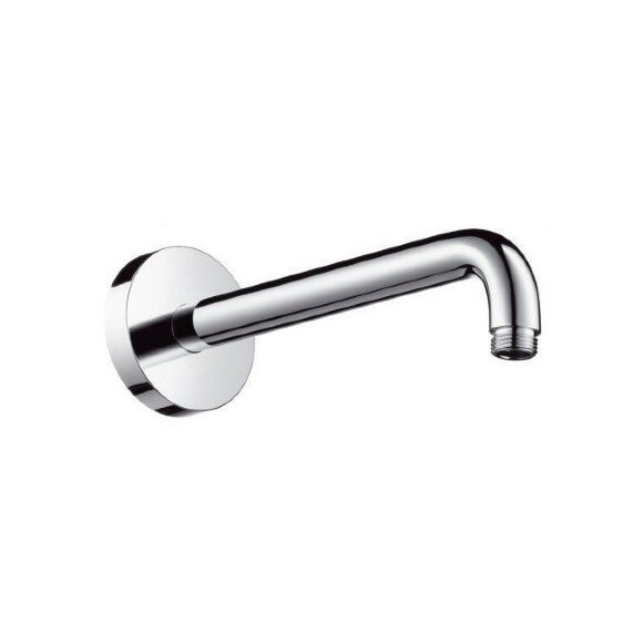 Hansgrohe душевой кронштейн настенный 241 мм, глянцевый хром арт. 27409000