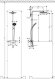 Hansgrohe душевая система с термостатом, Raindance Select S, матовый хром арт. 27129400