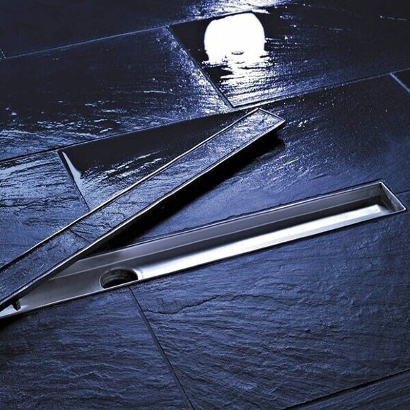 Основа под облицовку плиткой для прямого душевого канала 800 мм TECE Drainline "plate" 600870 цвет: нержавеющая сталь Основа под облицовку плиткой для прямого душевого канала 800 мм TECE Drainline "plate" 600870 цвет: нержавеющая сталь