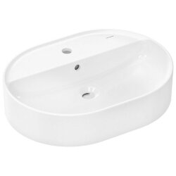 Hansgrohe раковина накладная на столешницу 60x45 см, Xuniva U, глянцевый белый арт. 60171450