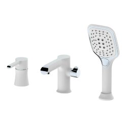 Смеситель на борт ванны белый, Haiba - HB80805-8