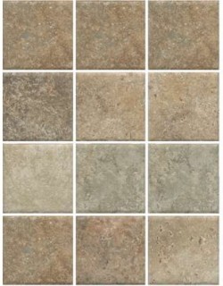 Kerama Marazzi Брюссель 1326 Микс Матовый из 12 частей 9,8x9,8 - керамическая плитка и керамогранит