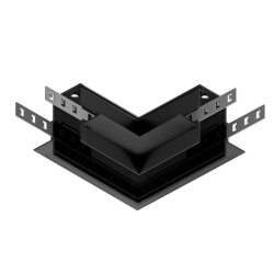 Коннектор L-образный для встраиваемого магнитного шинопровода, вид  Linea-Accessories Arte Lamp цвет:  черный - A487706 Коннектор L-образный для встраиваемого магнитного шинопровода, вид  Linea-Accessories Arte Lamp цвет:  черный - A487706