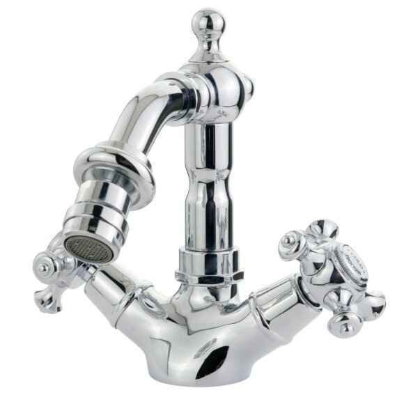 Смеситель для биде излив "змейка", донный клапан "click-clack", Migliore Prestige, хром арт. 31623