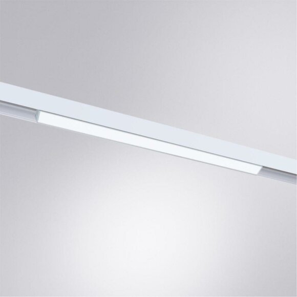 Трековый светодиодный светильник, вид хай-тек Linea Arte Lamp цвет:  белый - A4673PL-1WH