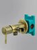 Гигиенический душ со смесителем ALMAes BENITO AL-859-09, цвет: бронза матовая