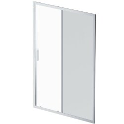 Душевая дверь 140 профиль хром матовый стекло тонированное-прозрачное AM.PM Gem арт. W90G-140-1-195MG