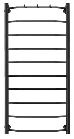 Полотенцесушитель водяной, черный, Secado 120x40, Агата 1 К - 4673739223031