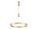 Подвесной светодиодный светильник Comfort Line современный FL5846, Ambrella light цвет: золотой