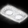 Встраиваемый светодиодный светильник Led модерн S234/2 W/CH/WH, Ambrella light цвет: белый