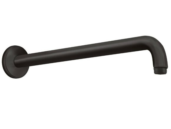 Hansgrohe душевой кронштейн настенный 389 мм, Croma, матовый черный арт. 27413670
