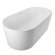 BelBagno Акриловая ванна 170x80, отдельностоящая, овальная, белая, арт. BB411-1700-800-MATT