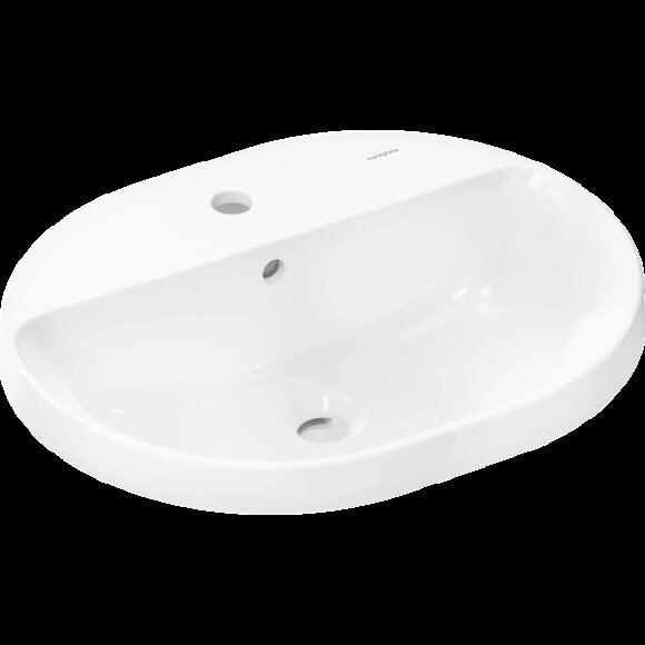 Hansgrohe раковина встраиваемая 55x45 см, Xuniva U, глянцевый белый арт. 60161450