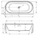Акриловая ванна DESIRE B2W 180x84 WHITE GLOSSYSPARKLE SYSTEM RIHO арт. BD07 (BD07005S1WI1144)