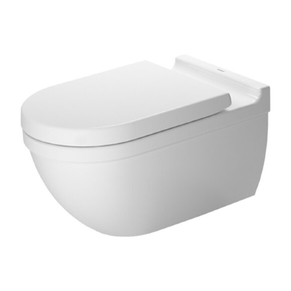 Унитаз подвесной 37x62см., Сompact, укороченная модель, DURAVIT Starck 3 - 2226090000 цвет: белый