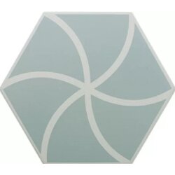 Керамогранит FANCY WAVES BLUE 20x23 см DNA Tiles  арт. 127009