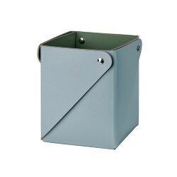 Коробочка MIU для чайных пакетов ADJ Италия, 7x7xH8 цвет: небесный (эвкалипт) арт. 0055.50/60 Коробочка MIU для чайных пакетов ADJ Италия, 7x7xH8 цвет: небесный (эвкалипт) арт. 0055.50/60