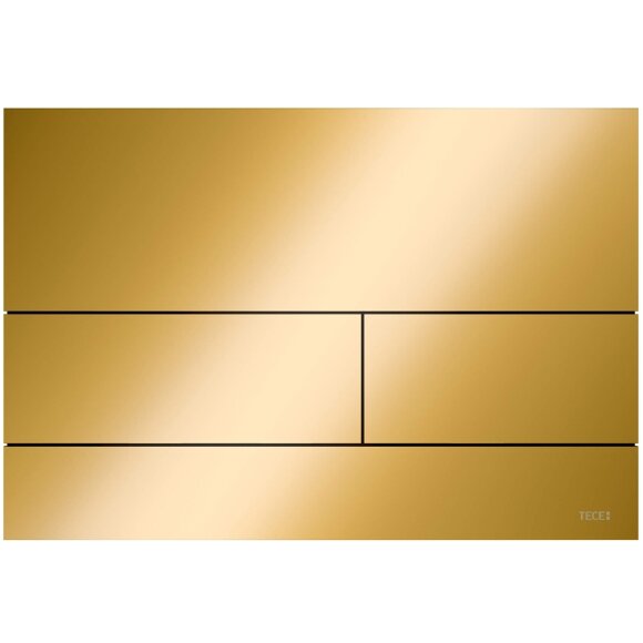 Tece Клавиша смыва для унитаза PVD Polished Gold Optic Square II - 9240839