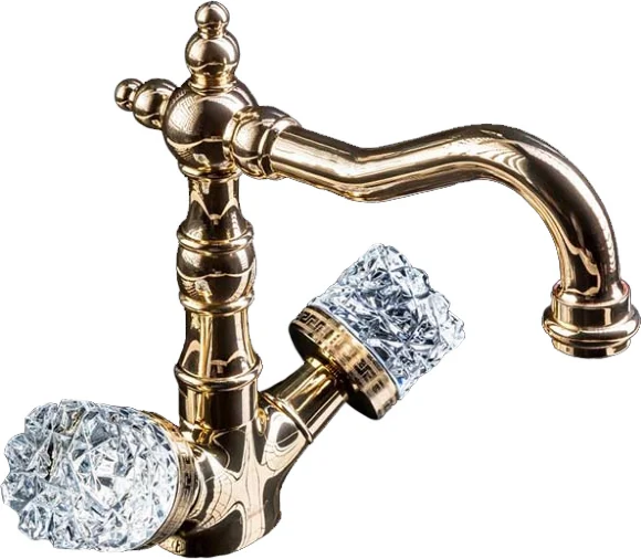 Смеситель для раковины Crystal 292-CRST бронза Boheme