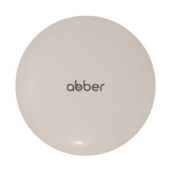 Накладка на слив для раковины ABBER светло-бежевая матовая, керамика, арт. AC0014MBE